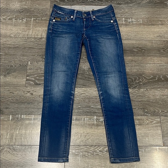 G-Star Denim - Women’s G-Star Dark Originals raw denim midge skinny size 25x30